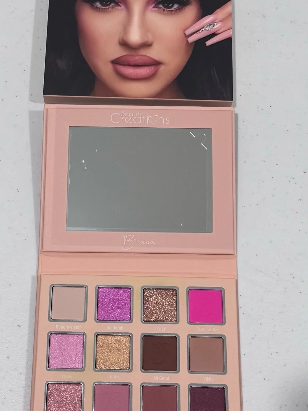 Beauty Creations Murillo Twins Eyeshadow Briana Palette — Pink & Nude Tones
